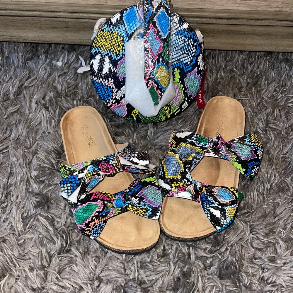 Sandal & Handbag Set